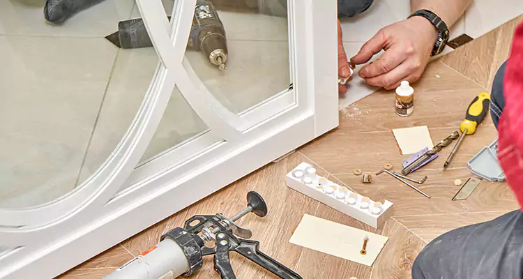 Interior Patio Door Casing Repair in Ensley, FL